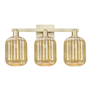 Preston 3 Light Jar Bath Vanity 13.5 Inch Tall and 26 Inch Wide by Innovations - 716-3W-G460-7