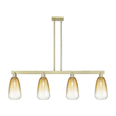 Brookhaven Almond 4 Light Stem Island 48 Inch Wide by Innovations - 716-4I-G480-6