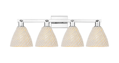 Natural Ballston Dome 4 Light Bath Vanity 36 Inch Wide by Innovations - 716-4W-NBD-75_P