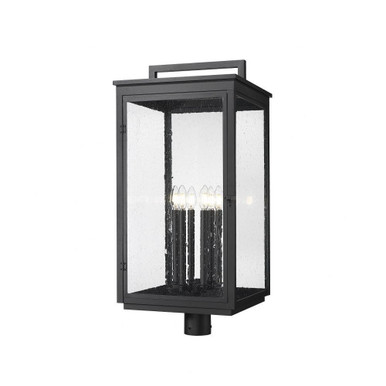 Hartwell 6 Light Outdoor Post Mount 32.75 Inch and 15 Inch Wide by Z Lite - 5019PHXXLR-BK