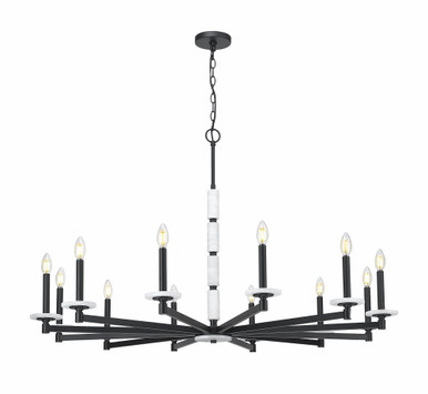 Kaden 12 Light Chandelier 29.5 Inch Tall and 48 Inch Wide by Z Lite - 3045-12