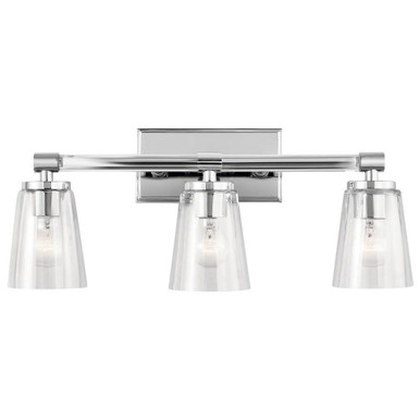 Leicester Beeches 3 Vanity Light 23.75 Inch Wide by Bailey Street Home
