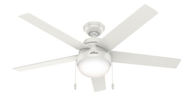 Anslee 52 Inch Ceiling Fan with LED Light Kit and Pull Chain by Hunter Fans - 1000908
