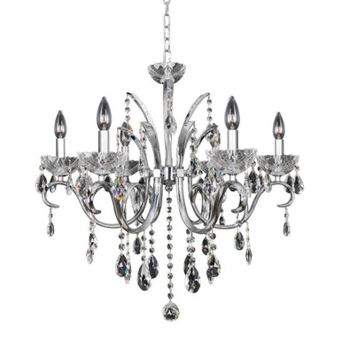 Catalani 6 Light Medium Chandelier by Allegri - 023854-010-FR001