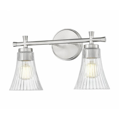 Belle 2 Light Bath Vanity 10 Inch Tall and 16 Inch Wide by Z Lite - 7519-2V