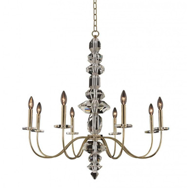 Bolivar 8 Light Large Chandelier by Allegri - 031251-041-FR001