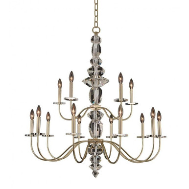 Bolivar 15 Light Oversized 2 Tier Chandelier by Allegri - 031252-041-FR001