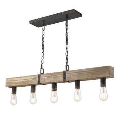 Stuart Crescent 5 Light Oversized Linear Pendant by Bailey Street Home - 170-BEL-4313347