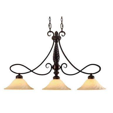 Brickfield End 3 Light Oversized Island Chandelier by Bailey Street Home - 170-BEL-735574