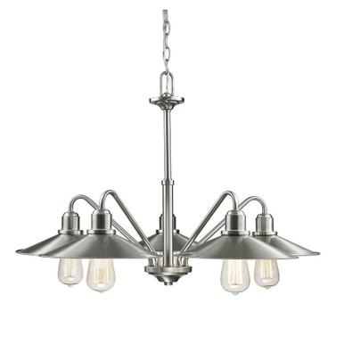 Casa 5 Light Chandelier 30.25 Inches Wide by 20 Inches High by Z-Lite - 613C