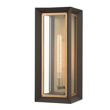 Lowry 1 Light Outdoor Wall Mount 21 Inch Tall by Troy - B4053-TBZ/PBR