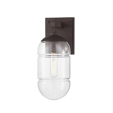 Poston 1 Light Outdoor Wall Mount 13.25 Inch Tall by Troy - B4371-TBZ