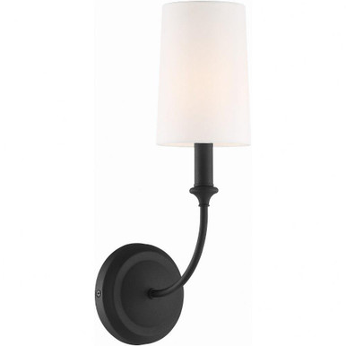 Sylvan 1 Light Candle Style Wall Sconce 15.75 Inch Tall by Crystorama - 2241