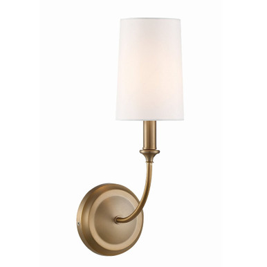 Sylvan 1 Light Candle Style Wall Sconce 15.75 Inch Tall by Crystorama - 2241