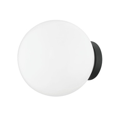 Ansel 1 Light Outdoor Wall Mount 10 Inch Tall by Troy - B7010-TBK
