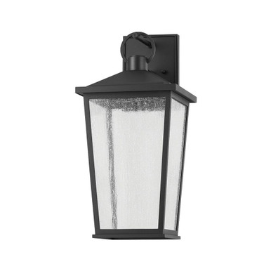 Soren 9W 1 LED Light Outdoor Wall Mount 23 Inch Tall by Troy - B8907-TBK