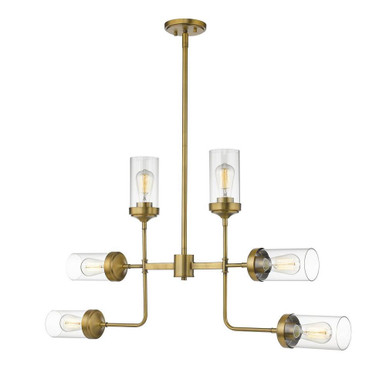 Calliope 6 Light Pendant 41.5 Inch Wide by 22.25 Inch High by Z-Lite - 617-6