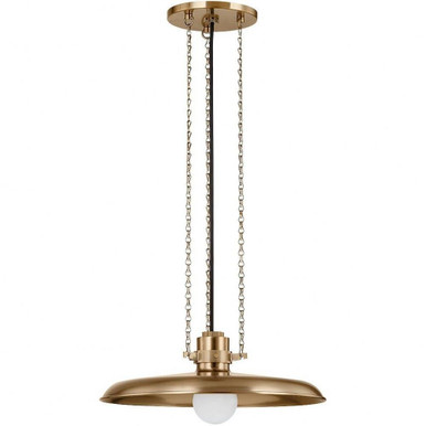 Rainhill 1 Light Large Pendant 6.5 Inch Tall by Troy - F3216-PBR