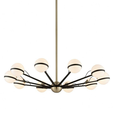 Ace 10 Light Oversized Chandelier by Troy - F5306-TBZ/BBA