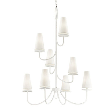 Marcel 8 Light Oversized Chandelier by Troy - F6288-GSW