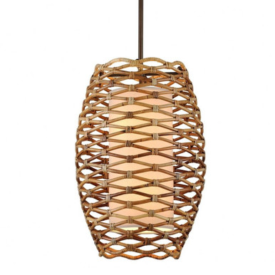 Balboa 6 Light Large Pendant 21 Inch Wide by Troy - F6746-TBZ
