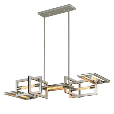 Enigma 5 Light Large Linear Chandelier by Troy - F7105