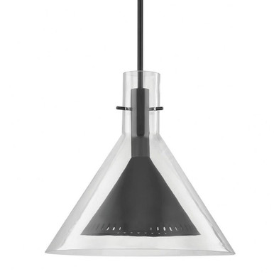 Atticus 1 Light Large Pendant by Troy - F7666-SBK