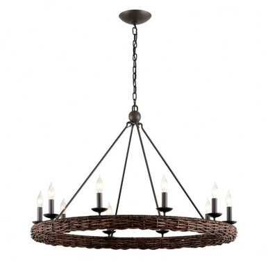 Woodville Warren 10 Light Oversized Chandelier by Bailey Street Home