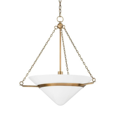 Amador 1 Light Large Pendant 29.25 Inch Tall by Troy - F8327-PBR