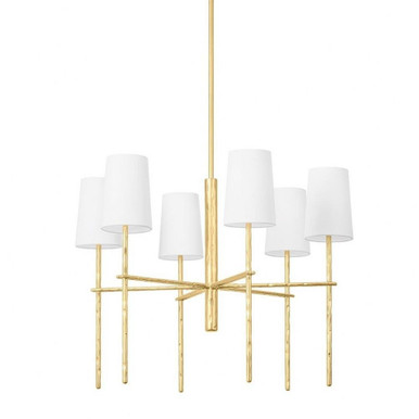 River 6 Light Large Chandelier by Troy - F8828-VGL