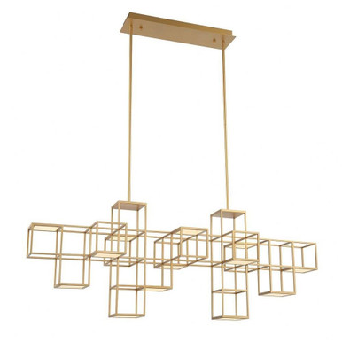 Ferro 1 Light Small Linear Chandelier by Eurofase 38257