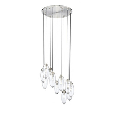 Arden 11 Light Chandelier 12 Inches Tall and 24 Inches Wide by Z-Lite - 651P-11R
