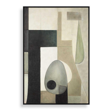 Fair Trade Geometric Abstract Art 73.7 Inch and 49.7 Inch Wide by uttermost - 32434