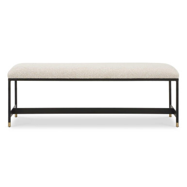 Halston Bench 19 Inch Tall and 54 Inch Wide by uttermost - 23925