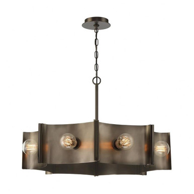 Metallo 8 Light Large Chandelier by Eurofase - 38428