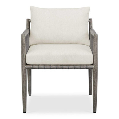 Borneo Outdoor Dining Chair 28 Inch Tall and 24.5 Inch Wide by uttermost - 23943