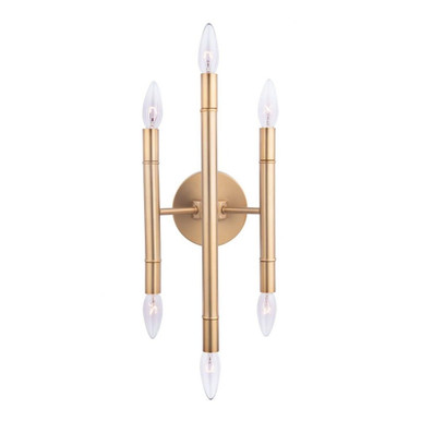 Ignis 6 Light Candle Style Wall Sconce by Brio - IG803G