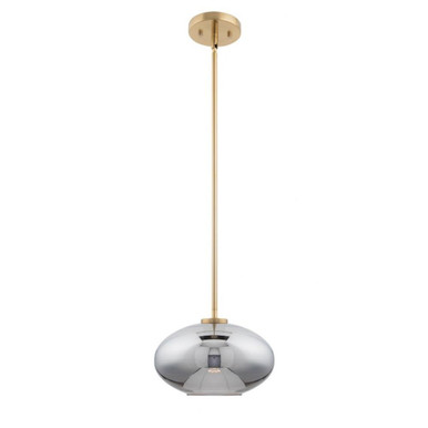 Megan 1 Light Small Oval Pendant by Brio - ME101G