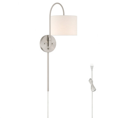 Horizon 1 Light Wall Sconce 15 Inch Tall and 7.75 Inch Wide by Hunter Fans - 48177