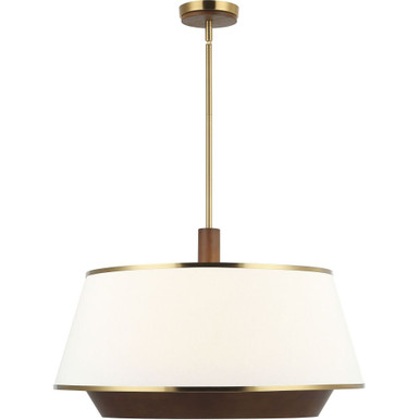 Desert Flyer 6 Light Pendant 15.75 Inch Tall and 26 Inch Wide By Varaluz - 520P06SBW