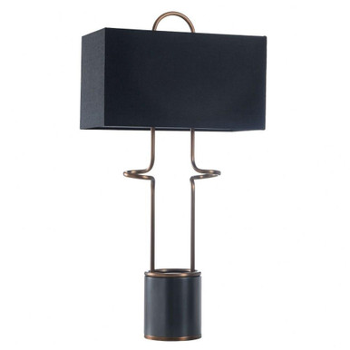 Waller 1 Light Table Lamp 45 Inch Tall and 24 Inch Wide by Harp and Finial - HFL335203DS