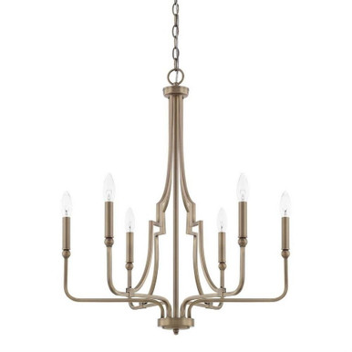 Dawson 6 Light Medium Chandelier by Capital - 419361AD