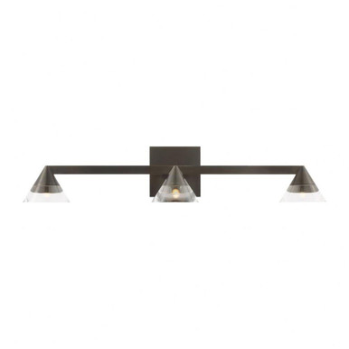 Midrand 25.5W 3 LED Crystal Bath Vanity by Visual Comfort Modern - SLBA758