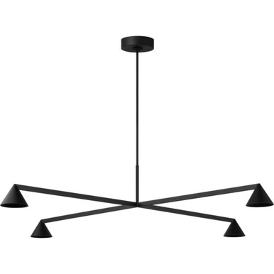 Midrand 31.9W 4 LED Chandelier 52 Inch Wide by Visual Comfort Modern - SLCH78427B