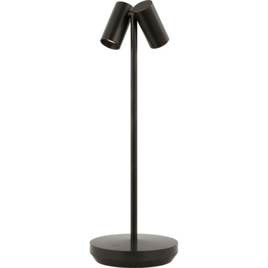 Doppia 2.4W 2 LED Rechargeable Table Lamp by Visual Comfort Modern - SLTB27027BZ