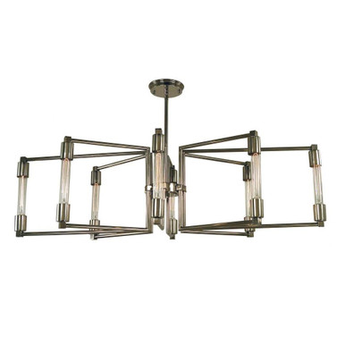 Focal 8 Light Oversized Chandelier by Framburg - 5118 PN