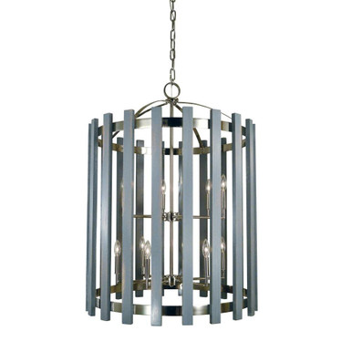 Arcadia 12 Light Large Foyer Chandelier by Framburg - 5128 PN