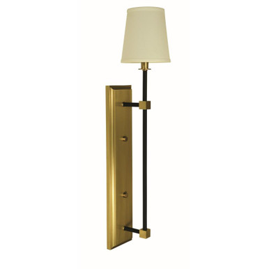 Sconces 1 Light Wall Sconce 30 Inch Tall by Framburg - 5676 BR/MBLACK