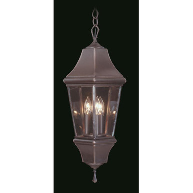 Normandy 3 Light Outdoor Flush Mount 25 x 10 Inch by Framburg 8738 IRON