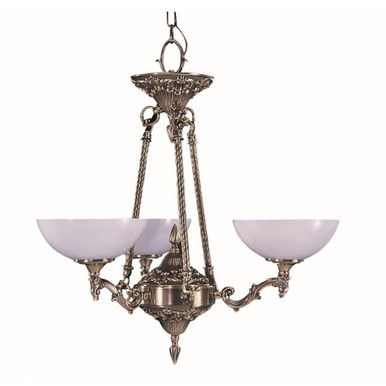 Napoleonic 3 Light Medium Chandelier by Framburg - 8403 FB